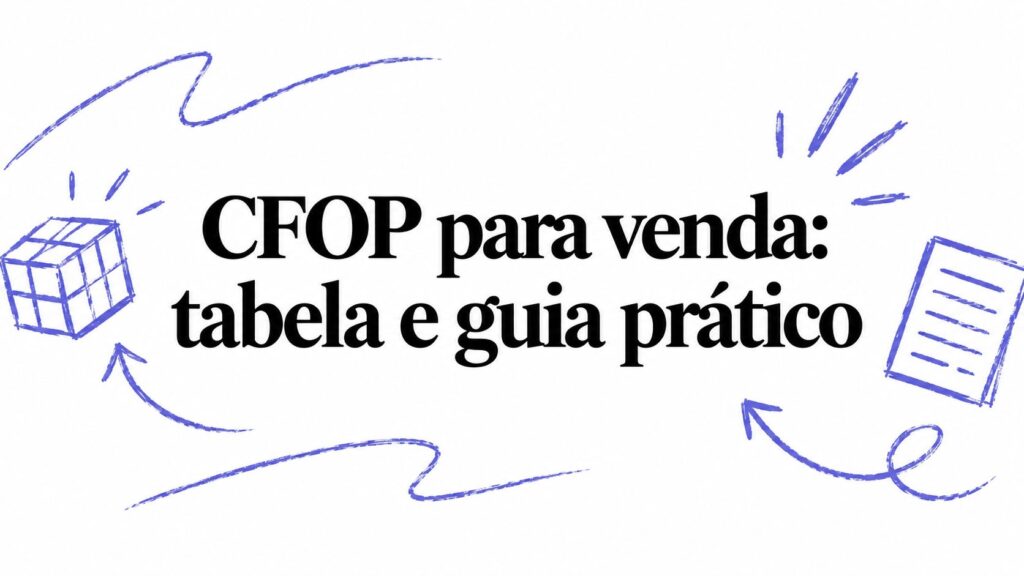 CFOP para venda: tabela e guia prático