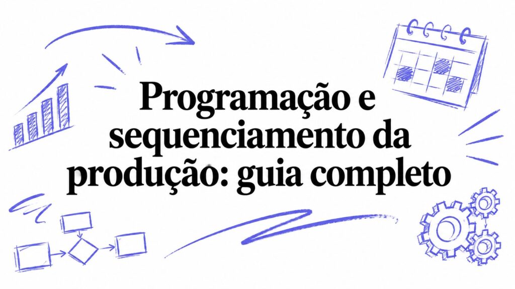 Programação e sequenciamento da produção: guia completo