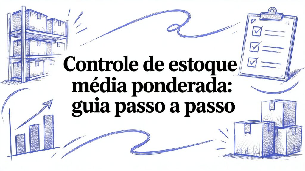 Controle de estoque media ponderada: guia passo a passo